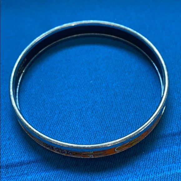 Hermès thin enamel bracelet